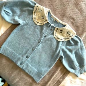 Brand new cardigan in the most beautiful baby blue 💙🦋
